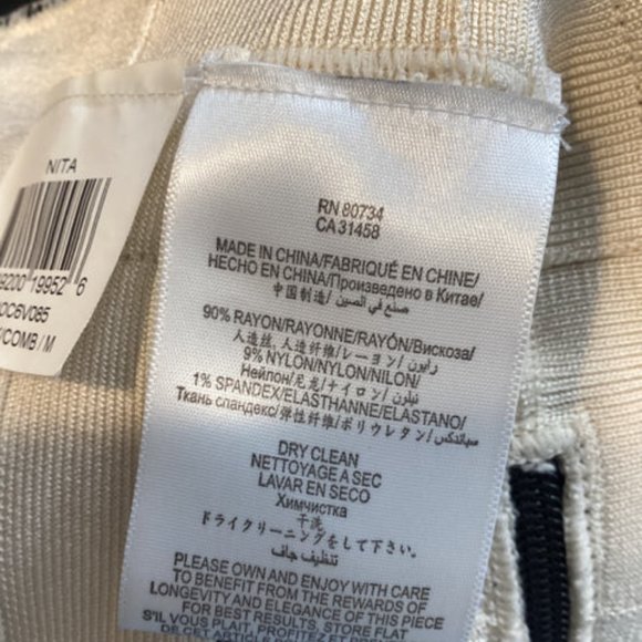 NWT HERVE LEGER SZ M BANDAGE DRESS - Picture 4 of 4